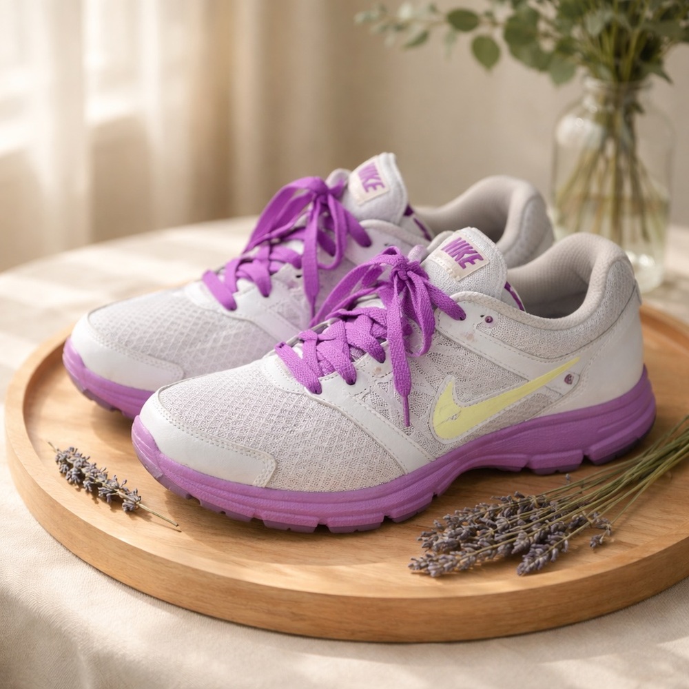Nike like new purple and grey sneakers shoes